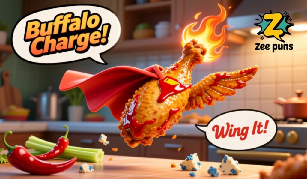 Buffalo Chicken Wing Puns to Spice Things Up