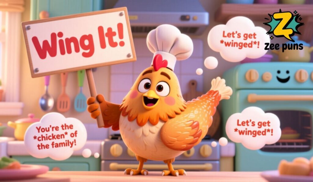 Chicken Wing Puns for Kids (Family-Friendly and Fun)