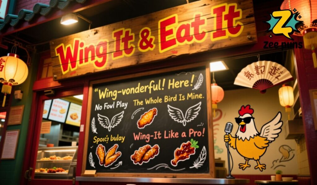 Chicken Wing Restaurant and Menu Puns to Add Flavor