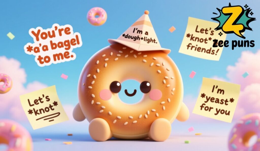 Cute Bagel Puns