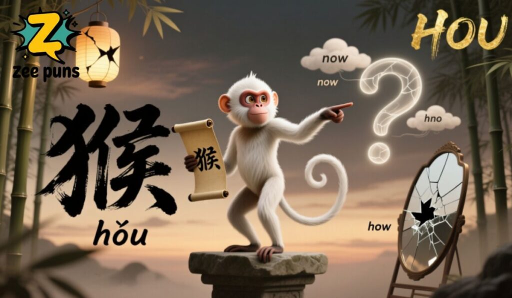 Double Meanings Monkey Wordplay
