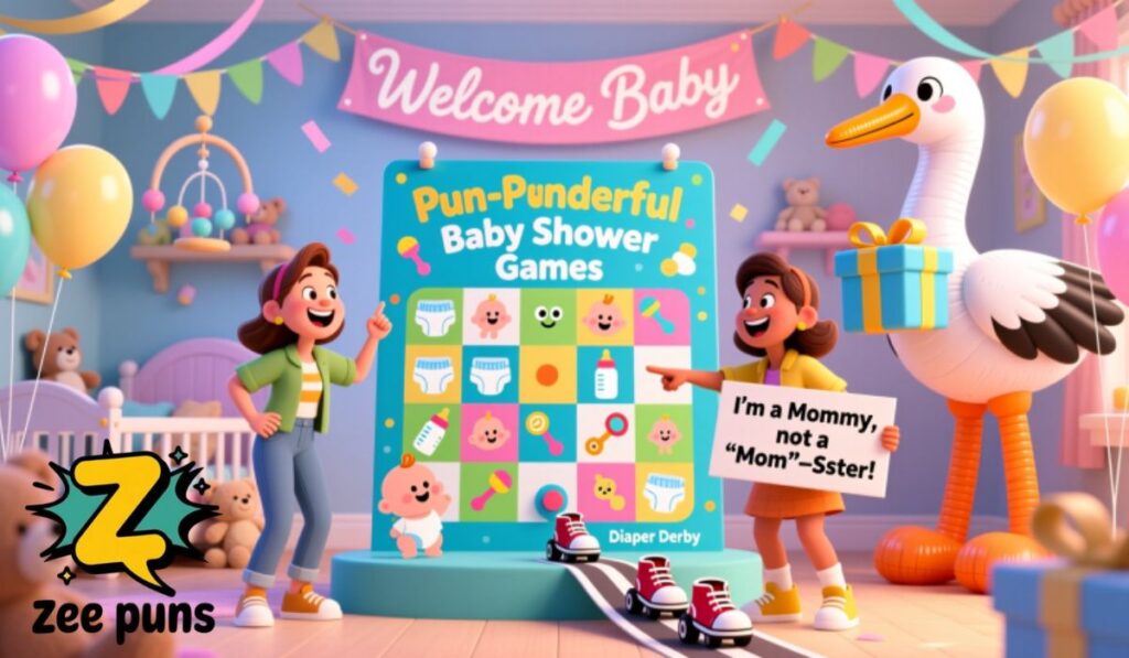 Fun Baby Shower Games with Puns