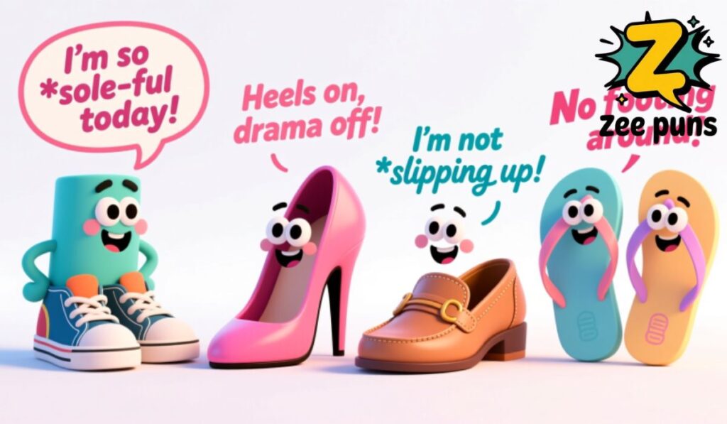 Funny one-liner shoe puns