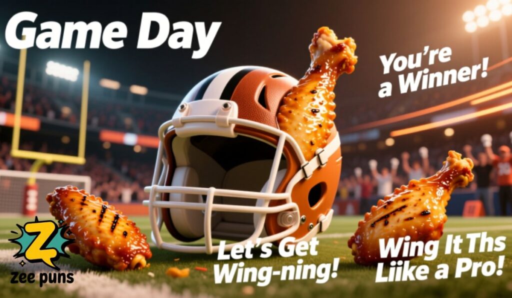 Game Day Chicken Wing Puns for Sports Fans