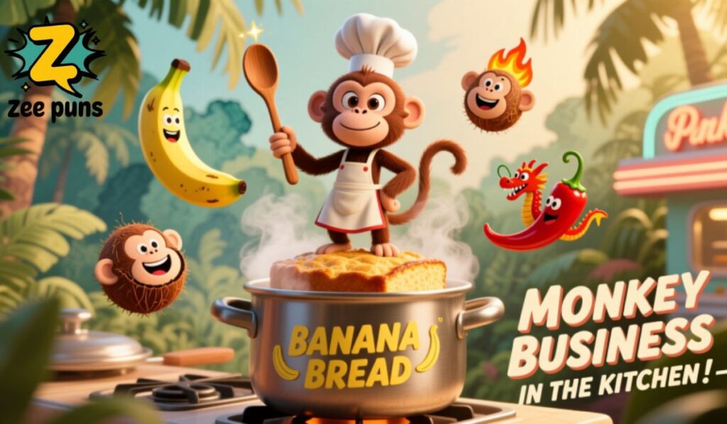 Monkey Food and Cooking Puns