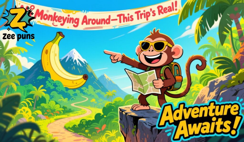 Monkey Travel and Adventure Puns