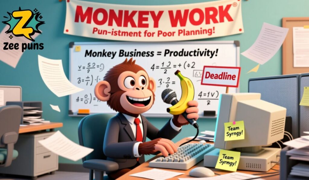 Monkey Work and Office Puns
