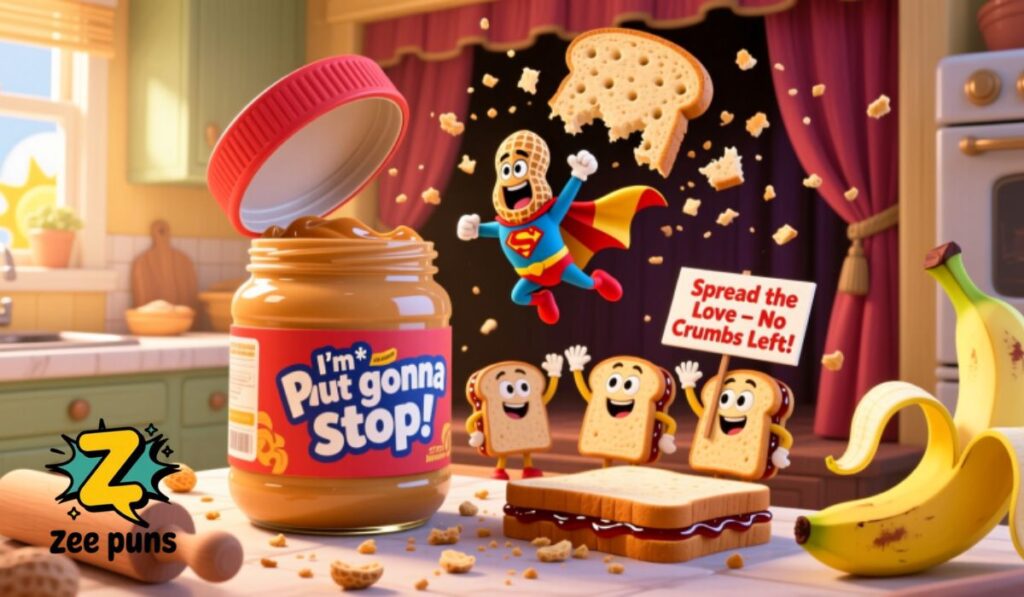 Peanut Butter-Themed Puns for a Snack Attack