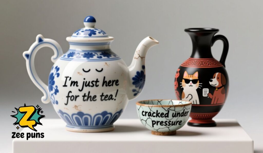 Pottery Puns Inspired by Famous Ceramics & Styles