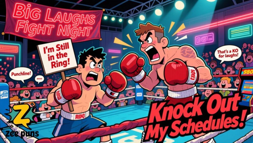 Ringside Boxing Puns for Big Laughs