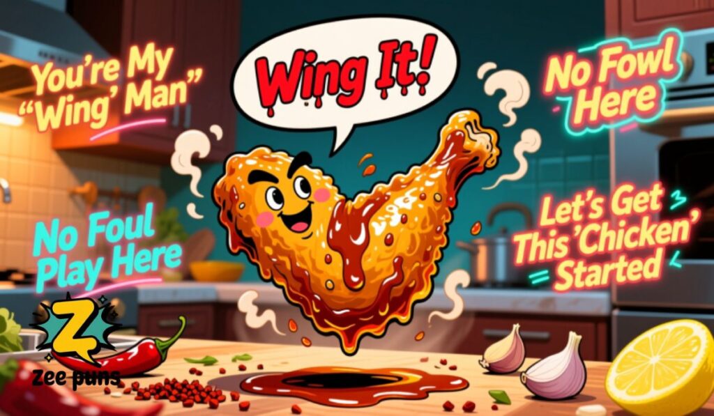 Saucy Chicken Wing Puns for Wing Lovers