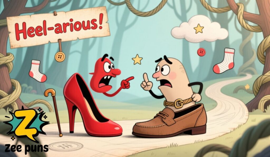 Tangled Tales of Shoe Puns