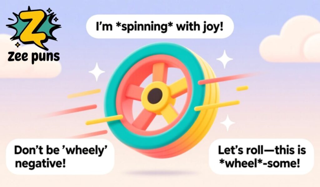 Wheel Puns for Social Media Captions