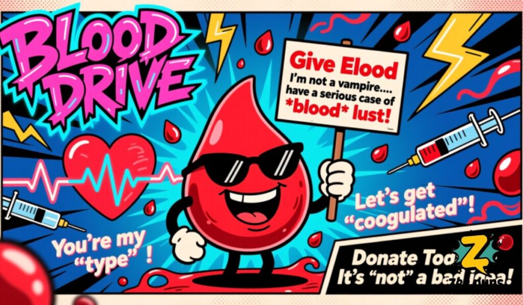Blood Drive Puns
