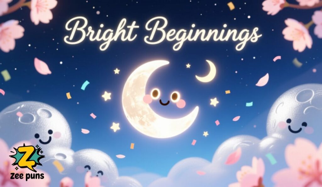 Bright Beginnings Lighthearted Lunar One-Liners
