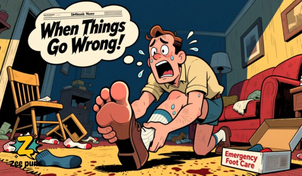 Broken Toe Jokes When Things Go Wrong