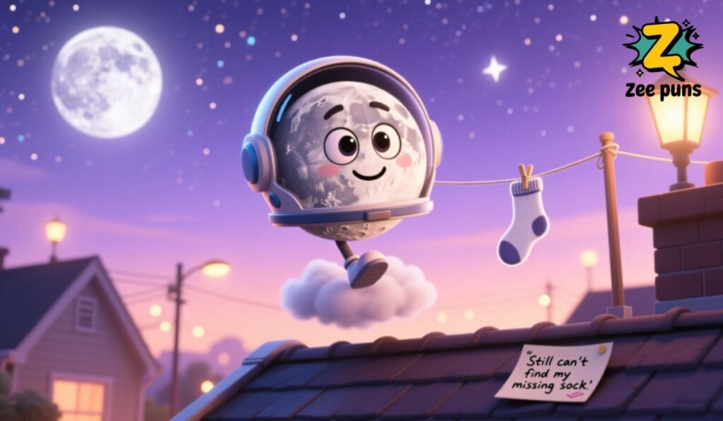 Cosmic Comedy When the Moon Gets Relatable