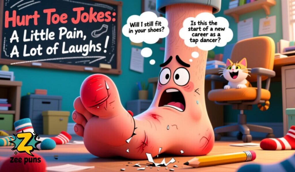 Hurt Toe Jokes A Little Pain, A Lot of Laughs