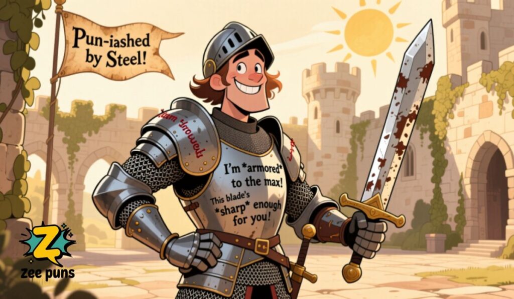 Knight Puns About Armor and Weapons