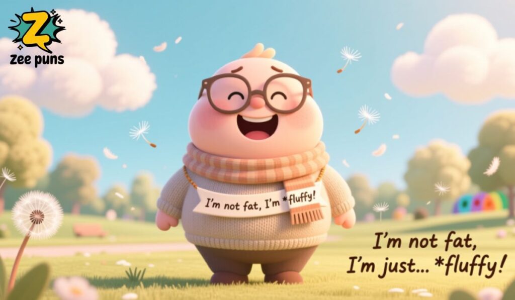 Playful Fat Jokes Without Crossing the Line