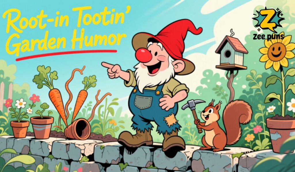 Root-in Tootin' Garden Humor