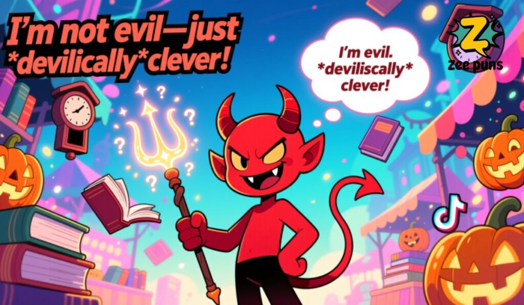 Social Media-Friendly Devilish Jokes and Puns