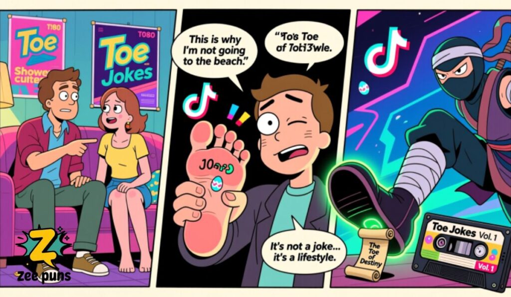 Toe Jokes in Pop Culture and Media