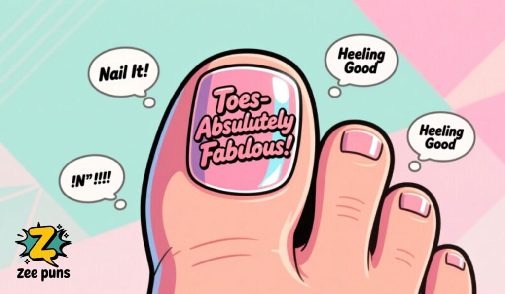 Toe Nail Puns For a Polished Joke