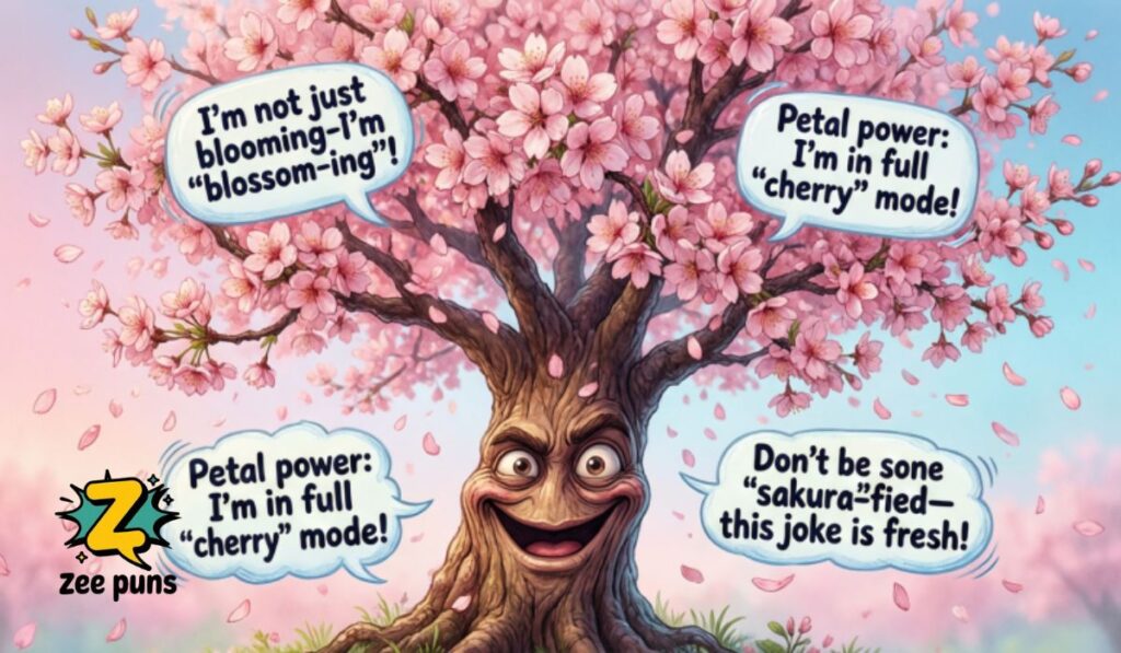 Cherry Blossom Puns & Jokes