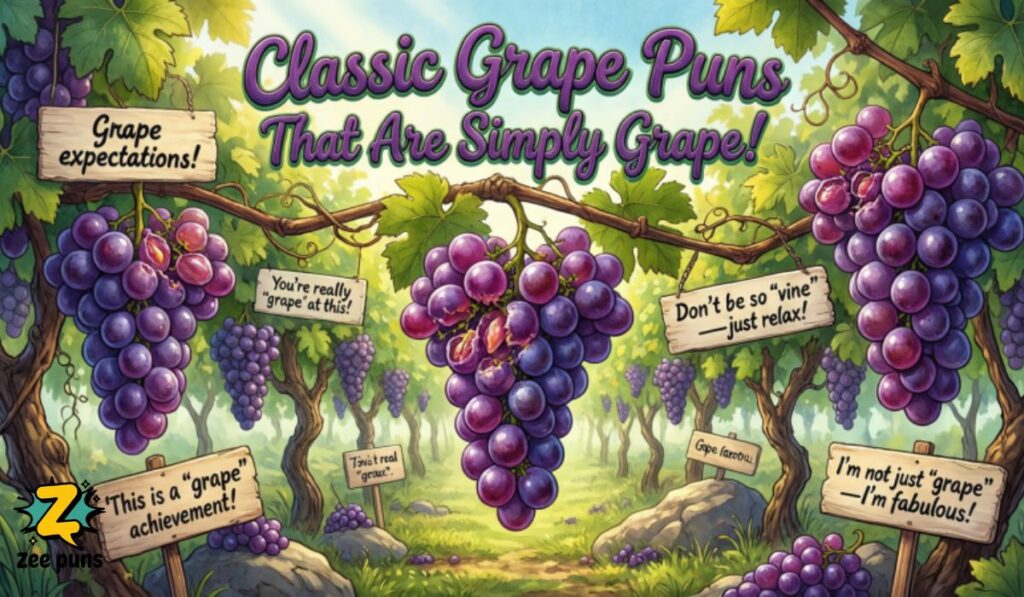 Classic Grape Puns That Are Simply Grape!