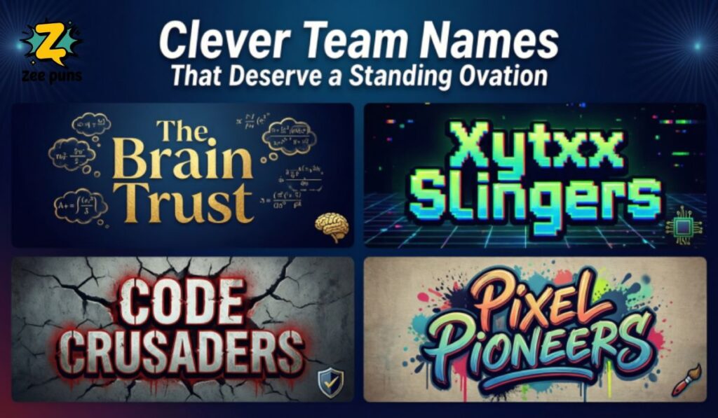 Clever Team Names That Deserve a Standing Ovation