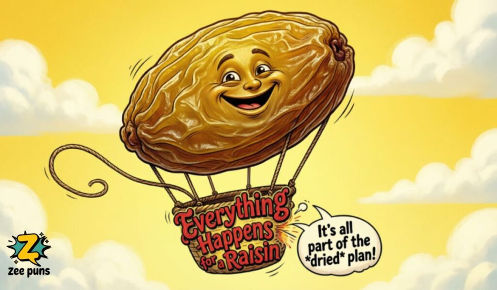 Everything Happens for a Raisin Punny Play on Words