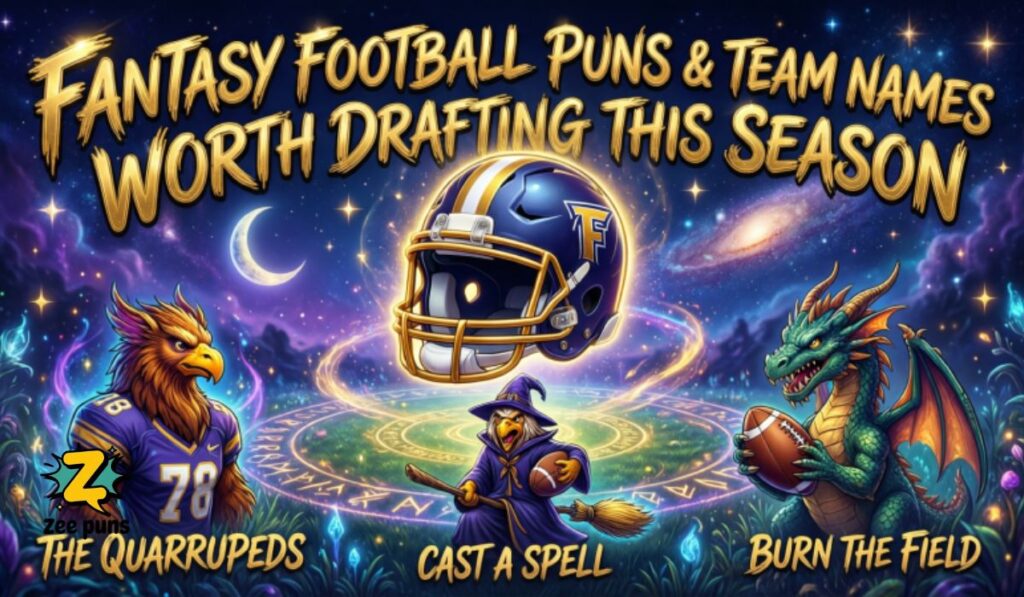 Fantasy Football Puns & Team Names Worth Drafting This Season