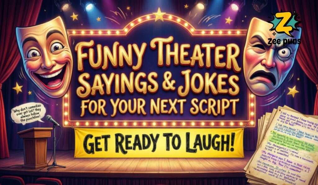 Funny Theater Sayings & Jokes for Your Next Script