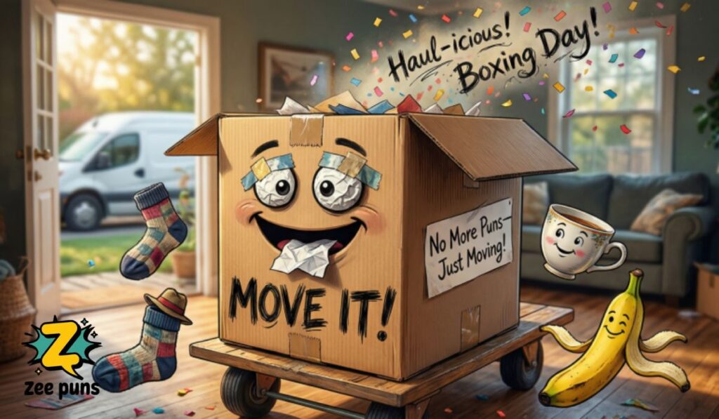 Moving Box Puns to Lighten the Load on Moving Day