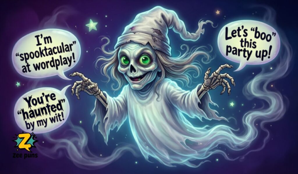 Punny Ghostly Whispers Clever Wordplay for Every Occasion