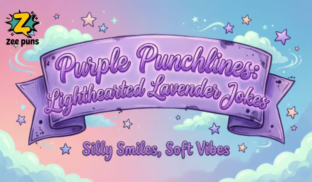 Purple Punchlines Lighthearted Lavender Jokes