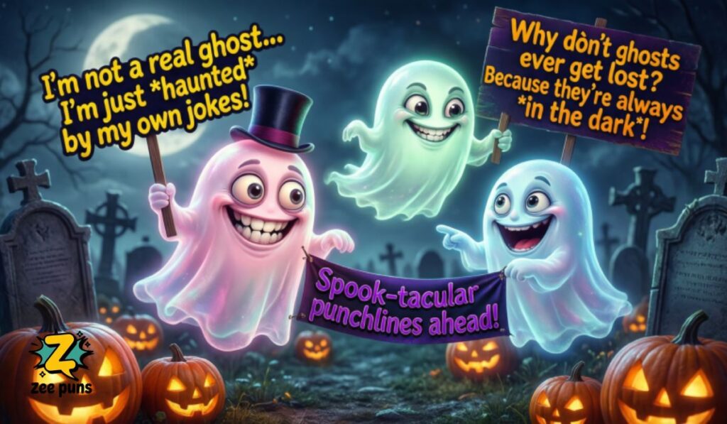 Short and Funny Ghost Jokes for a Quick Spook