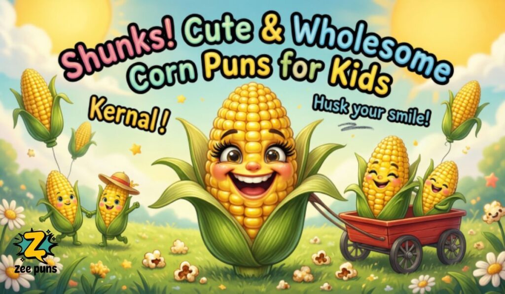 Shucks! Cute & Wholesome Corn Puns for Kids