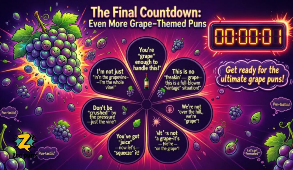 The Final Countdown Even More Grape-Themed Puns