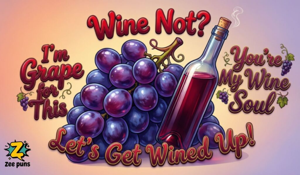 Wine Not Hilarious Grape and Wine Puns for Adults