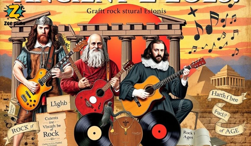 Ancient Echoes Iconic Rock Puns Throughout History