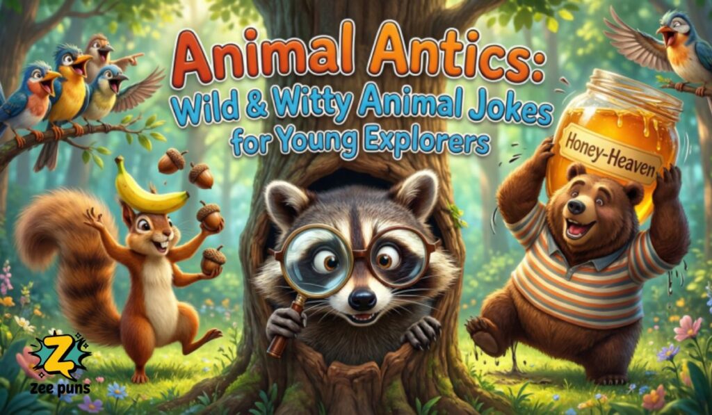 Animal Antics Wild & Witty Animal Jokes for Young Explorers