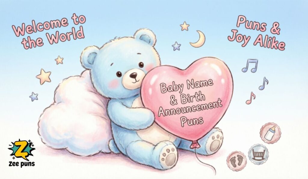 Baby Name and Birth Announcement Puns