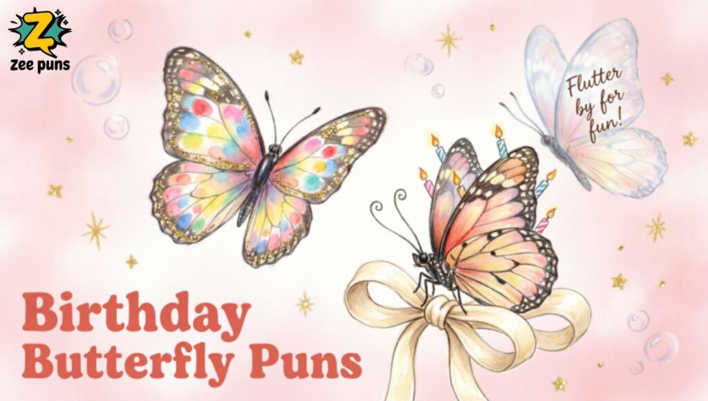 Birthday Butterfly Puns for Celebration Cards