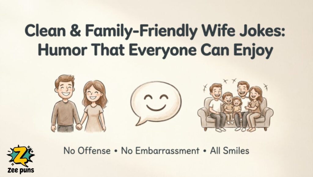 Clean & Family-Friendly Wife Jokes Humor That Everyone Can Enjoy
