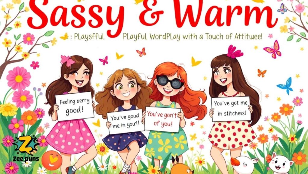 Sassy & Warm Playful Spring Wordplay with a Touch of Attitude