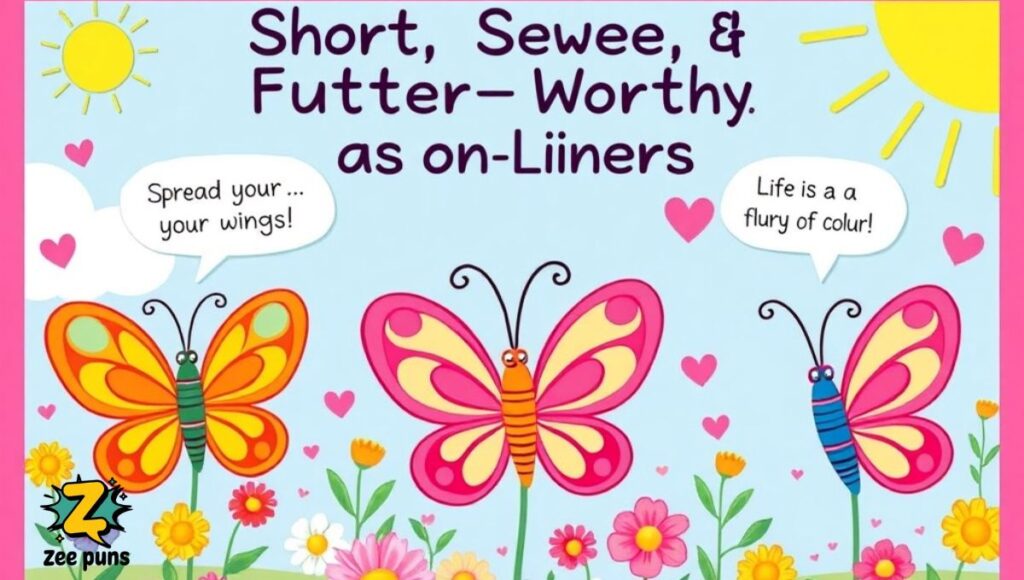 Short, sweet & flutter-worthy one-liners