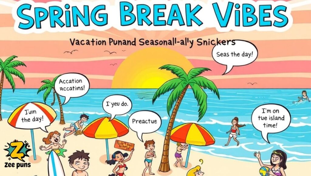 Spring Break Vibes Vacation Puns and Seasonal Snickers