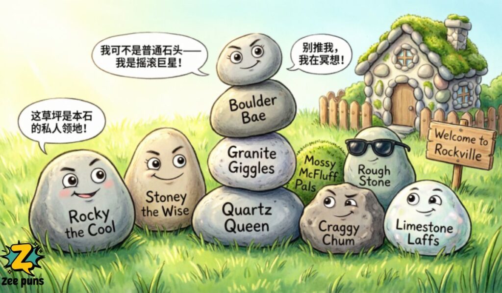 Stone Puns Names Hilarious Monikers for Your Pet Rock